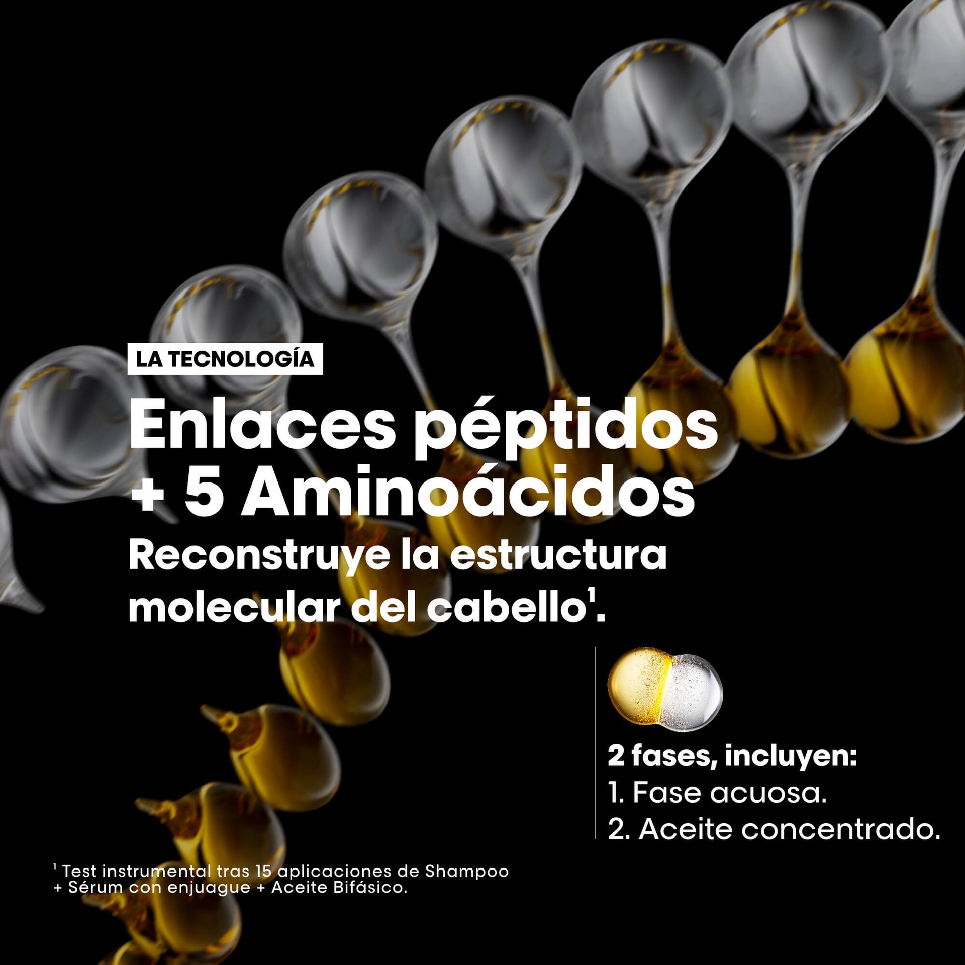 Aceite reparador de cabello LOréal Professionnel Absolut Repair Molecular